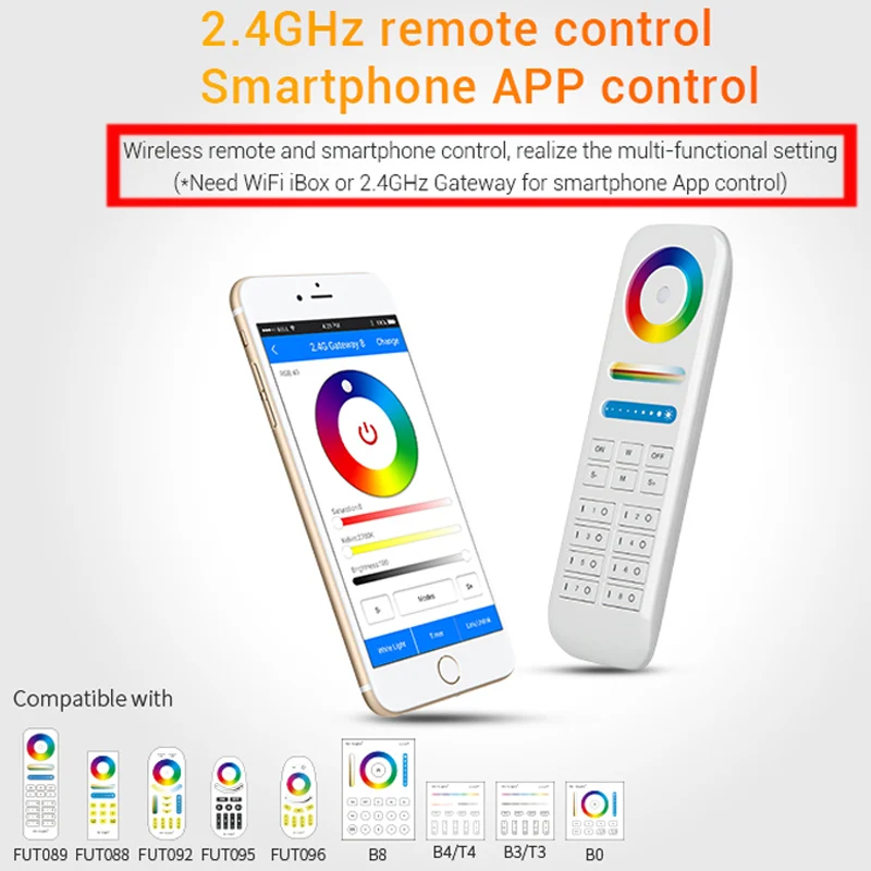 2 шт. MiBOXER 20 Вт RGB+ CCT панельный светильник AC100~ 240 В цветовая температура 2700~ 6500K can alexa/Google Assistant Voice/2,4G пульт дистанционного управления