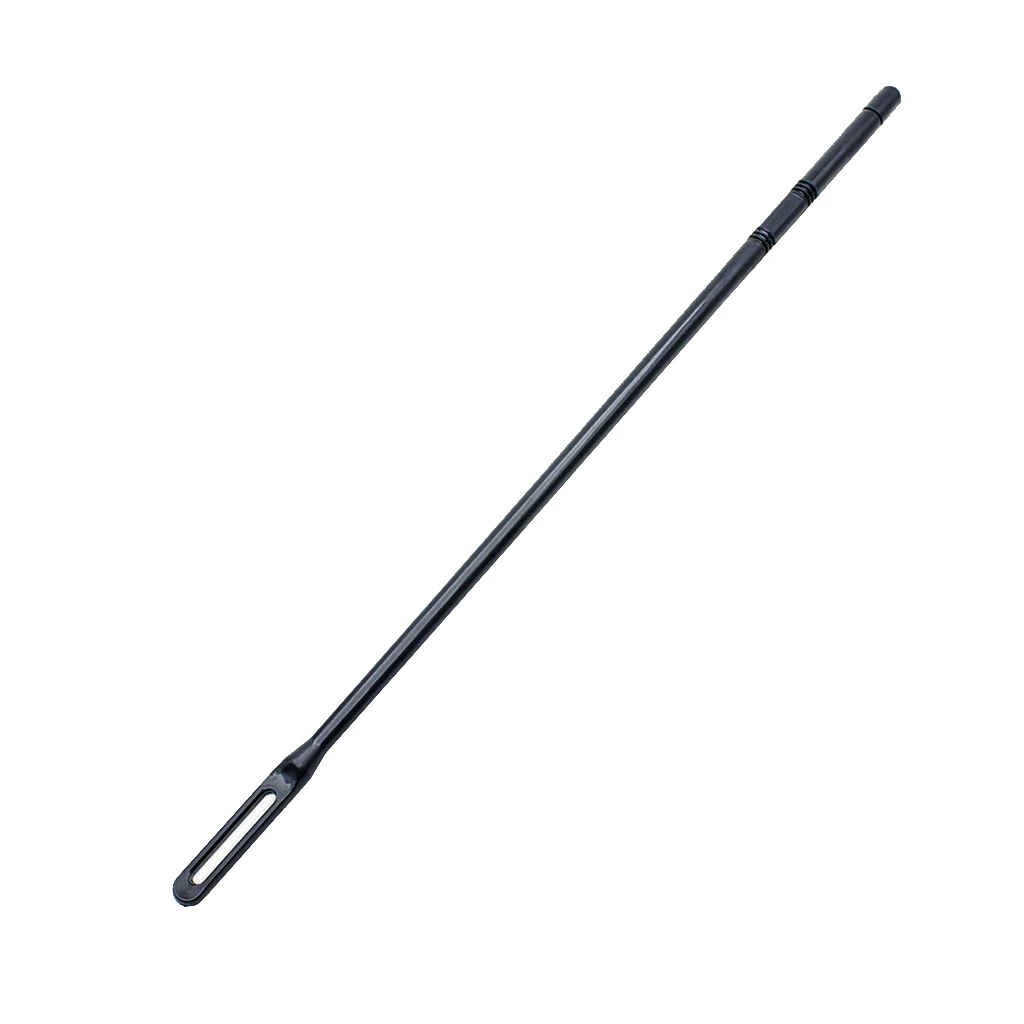 Black Plastic Durable Portable Flute Cleaning Rod Swab Stick Protect Chamber Black Plastic Durable Portable Flute Cleaning Rod Swab Stick Protect Chamber