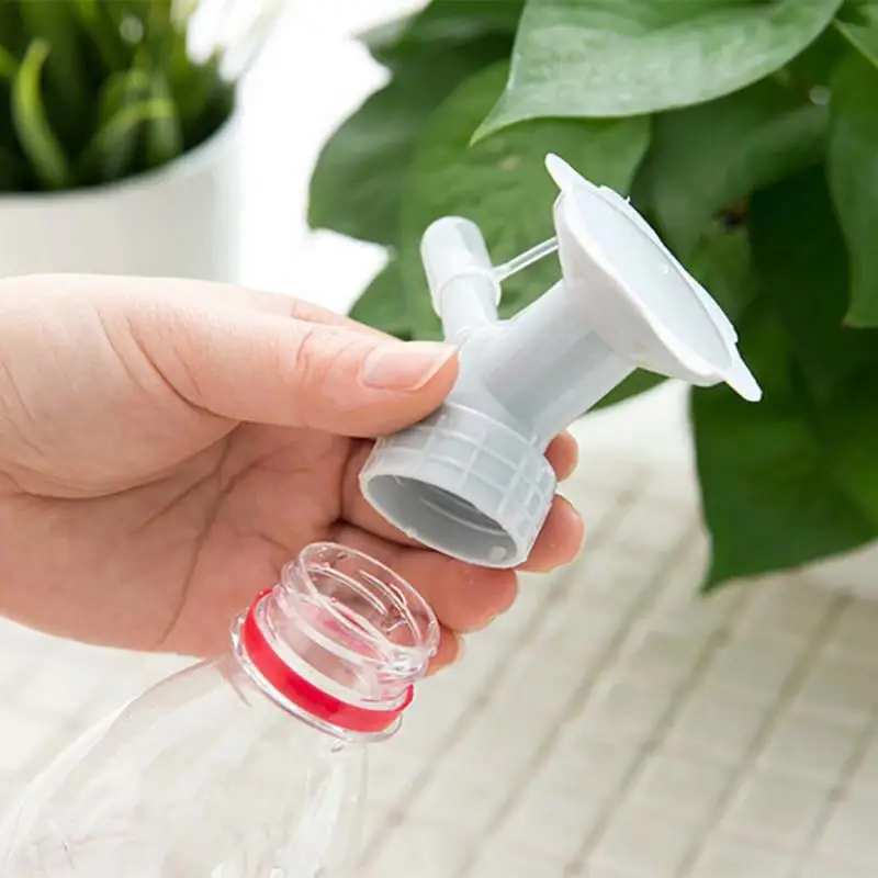 micro irrigation kit 1pc Watering Sprinkler Nozzle For Flower Waterers Bottle Water Cans Plastic Sprinkler Nozzle Potted Water Saving Garden Tools drip watering kit