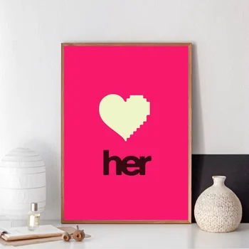 

Her classic minimalist movie Canvas poster No Frame