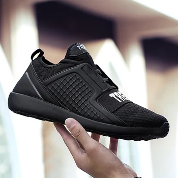 

New Fashion Mesh Men Casual Shoes Breathable Lightweight Comfortable Lace-up Male Shoes Walking Sneakers Outdoor Zapatos Hombre