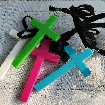 

1pc Creative Cross lanyard Pen Ballpoint Pen with Carabiner Key ring Lanyard Pen School Office Supplies
