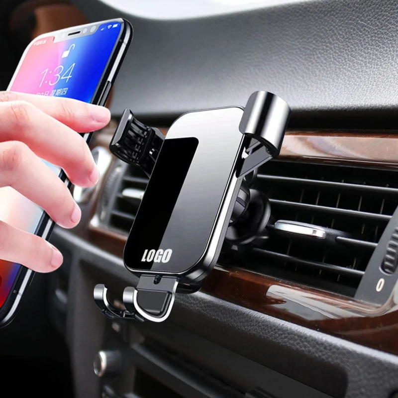 1Pcs Car Phone Holder Gravity Bracket Air Vent Stand Accessories For Hyundai Accent Azera Elantra Gdi Genesis I10 I20 I30 | Автомобили и