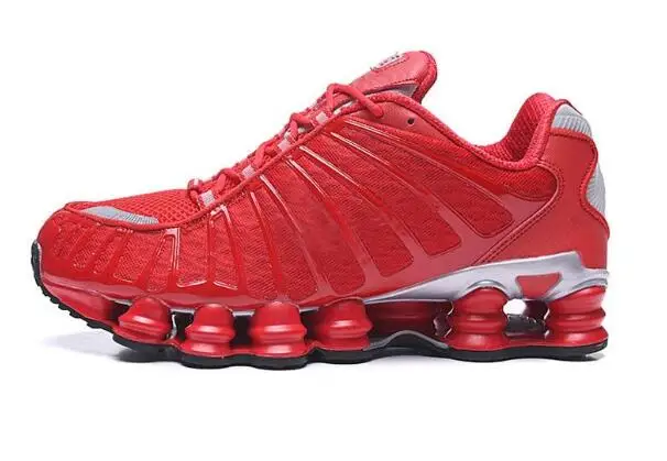 2020 new SHOX TL Running Shoes for men Clay Orange Triple Black Blue Metallic Silver Sunrise University Red White mens sneakers