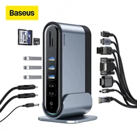 Baseus USB Typ C HUB Multi-funktion Adapter USB C Hub Docking Station für Macbook Pro USB 3,0 HUB splitter Computer Zubehör