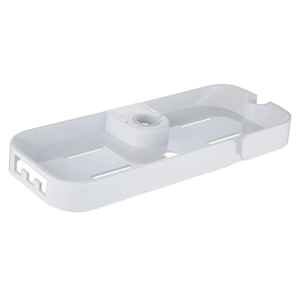

Soap Tray Storage Rack Practical Bathing Shelf Solid ABS Movable Home Punch Free Shower Modern Multifunction Holder
