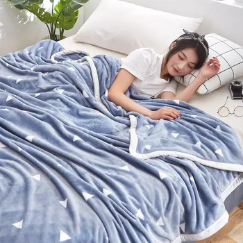 

200x230cm Size Hot Sale Cute Cartoon Minions Blanket for Kids Gift Various Styles To Choose Stitch Coral Fleece Blanket Throw CF