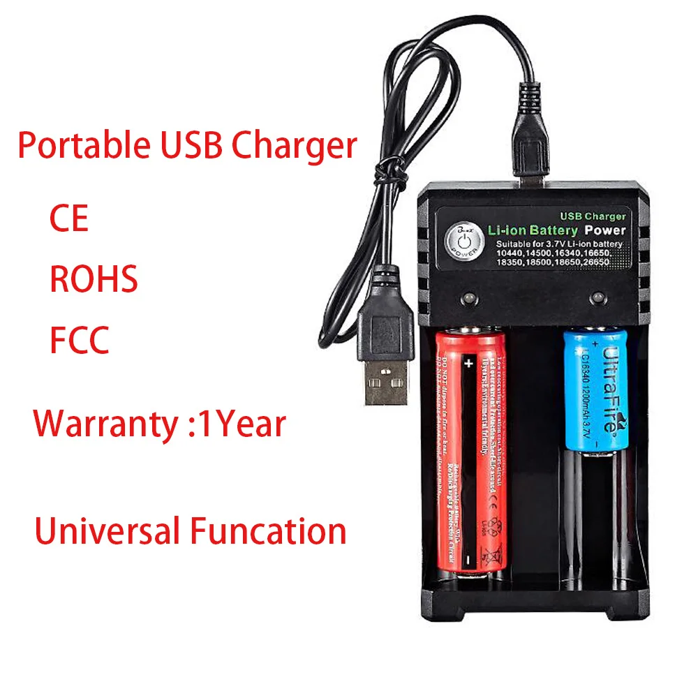 Дешевое зарядное устройство для аккумуляторов 18650 USB LiIon 26650 |