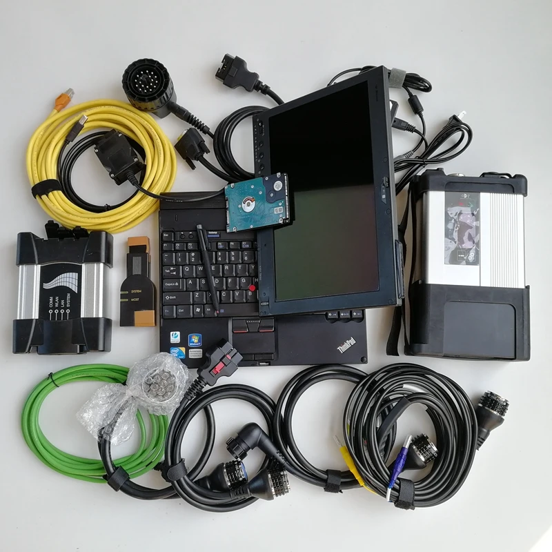 Диагностика ноутбука X201T I7 4G 1 ТБ SSD с программным обеспечением V12. для BMW Icom Next A B C MB star C5 SD подключения C5 compact 5 код чтения - Цвет: HDD