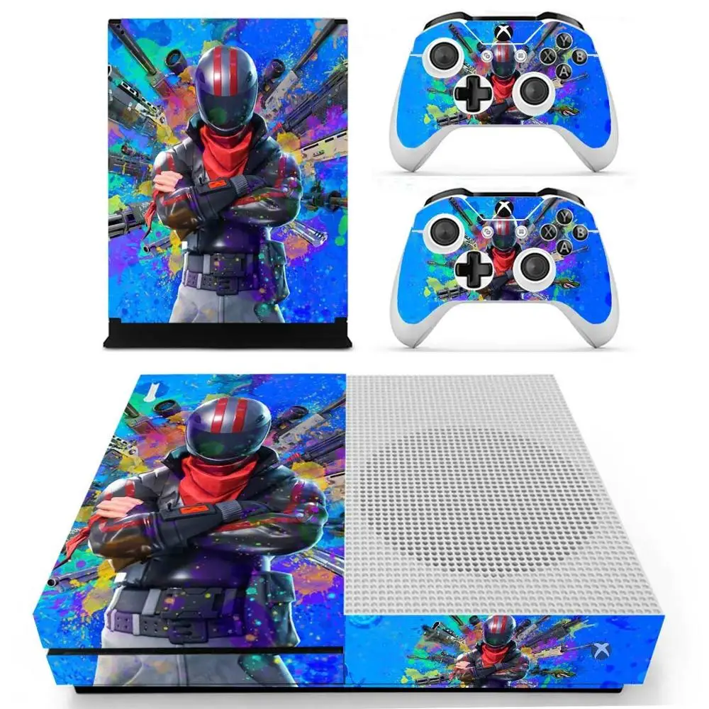 Новая игровая наклейка для Xbox One S консоль и контроллеры для Xbox One Slim Skins наклейка s винил - Цвет: YS-xboxoneS-2327