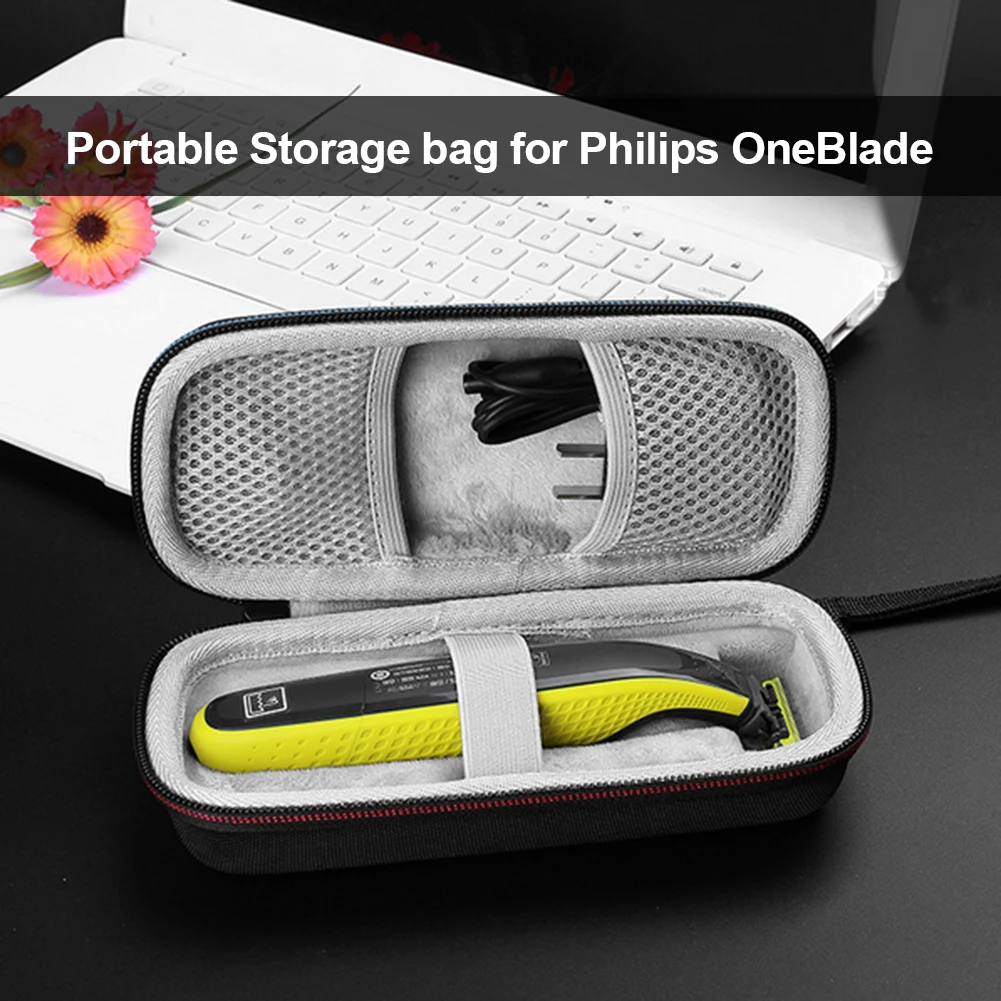 Портативный переносной чехол из ЭВА бокс для бритья бороды и триммера легкая