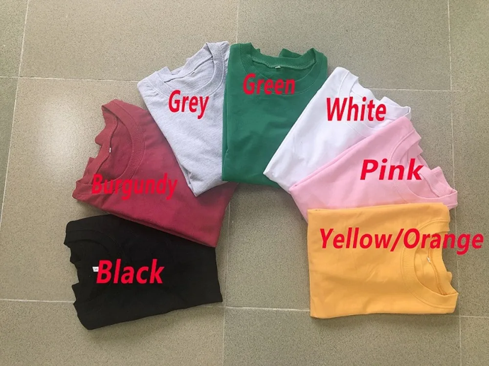 外贸卫衣色卡图