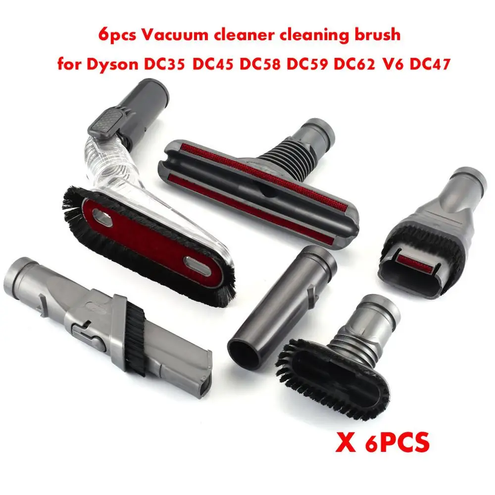 

6pcs robot vacuum cleaner brush tools for Dyson DC35 DC45 DC58 DC59 DC62 V6 DC47 Wireless handheld vacuum cleaner Dyson parts
