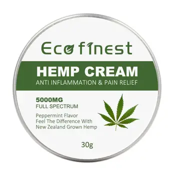 

30g Hemp Cream Relieves Muscle and Joint Pain Anti-Inflammation Pain Treatment Acne Reduce Inflammation 5000Mg and Relief F8W3