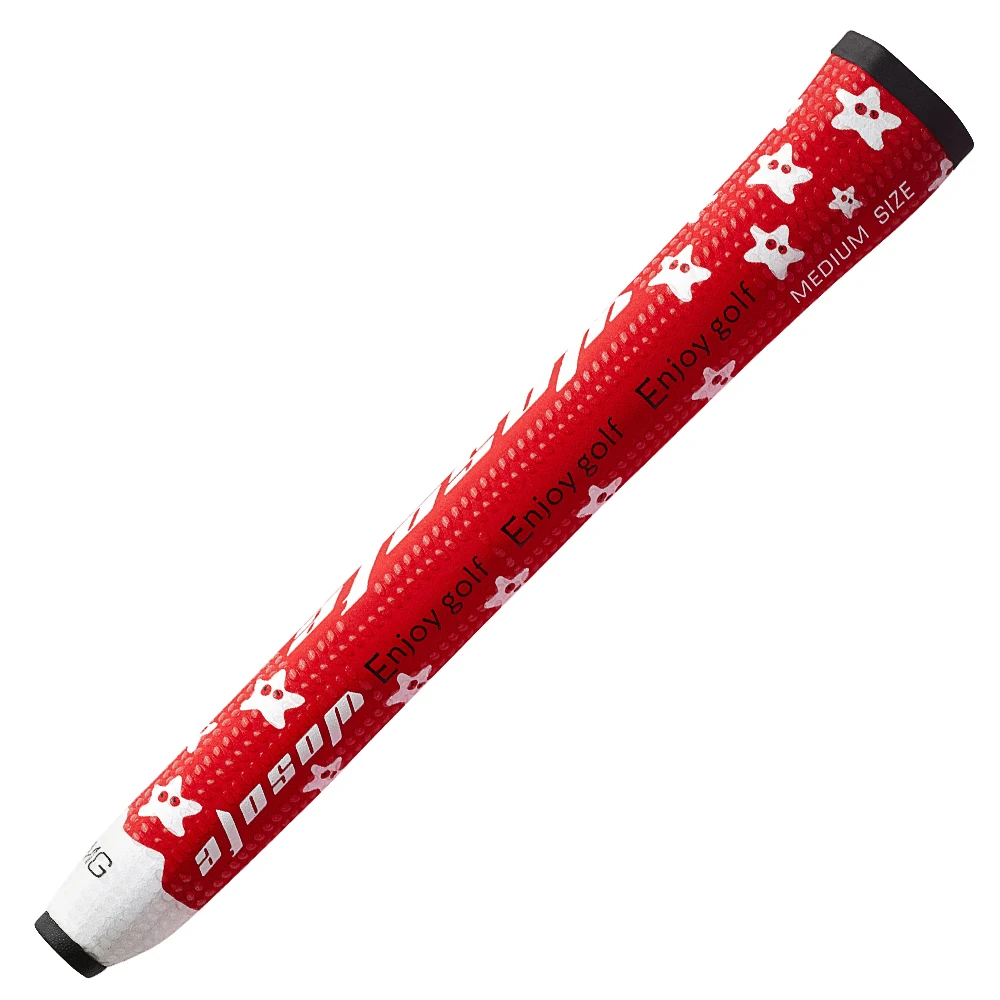 Ручки для гольфа Putter среднего размера PU Нескользящие супер легкие 3,0 Пять цветов на выбор - Цвет: red