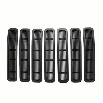 

Front Insert Grille Cover with for Jeep Wrangler TJ 1997-2006 Honeycomb Mesh Front Grill Inserts Kit ABS Stickers Car Styling Ne