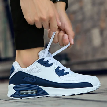 

2019 Popular Fashion Casual Shoes for Men Air Cushion Sneakers Man Lace-up Breathable Max Walking Trainer Male Tenis Feminino