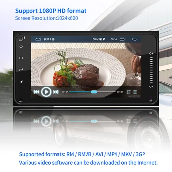 

Universal Car Radio with Navigation Bt Wifi Car Stereo Gps Player 1080P 7" Car Android 8.1 Multimedia for Toyota Corolla 2 Din