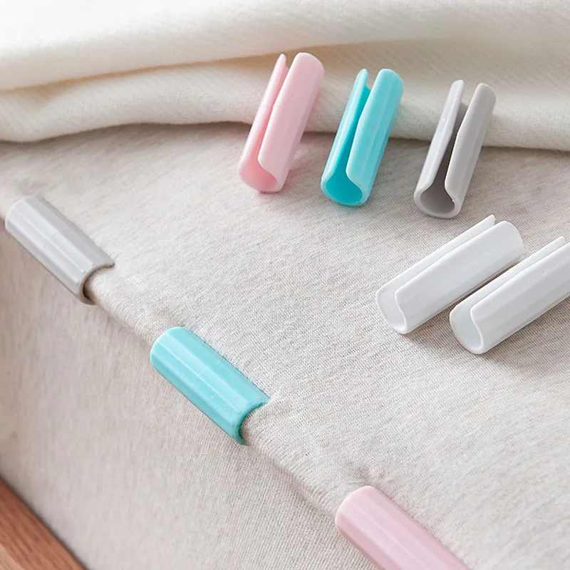 

24pcs Bed Sheet Clip Home Living Blankets Mattress Grippers Fasteners Fixing Slip-Resistant Clamp Quilt Bed Cover Sheet Holder