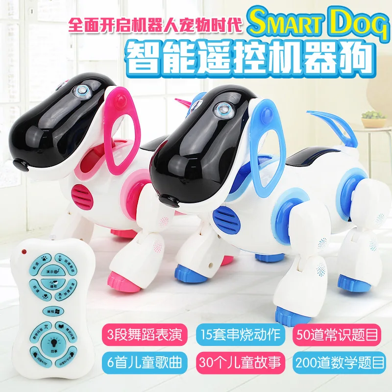 

Genuine Product AMWELL 2089 Rechargeable Remote Control Intelligent Robot Dog Electronic Pet Children'S Educational Toy Early Ed
