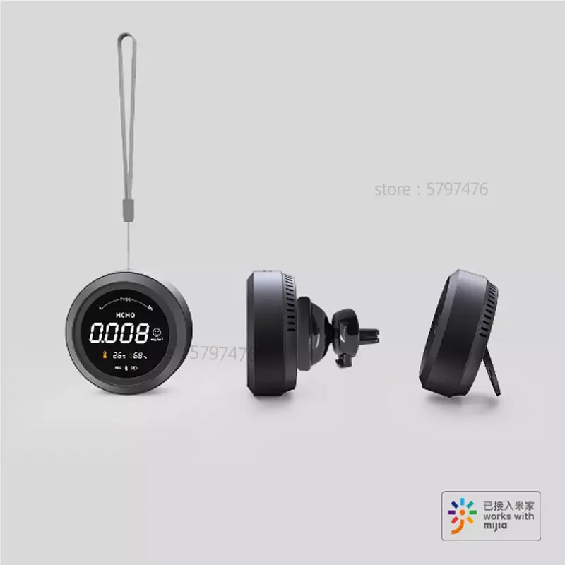 Смарт монитор формальдегида Youpin Bluetooth 2020 4 в 1 для измерения температуры и