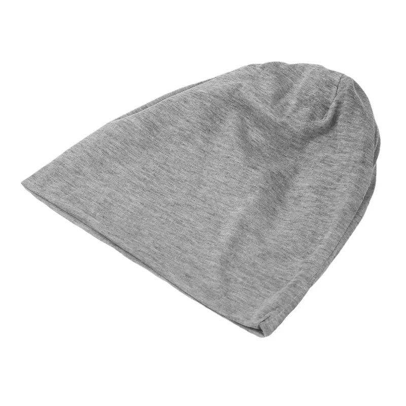 Мужская Женская шапочка сплошной цвет хип-хоп Сутулятся унисекс вязаная лампа на шапку серая