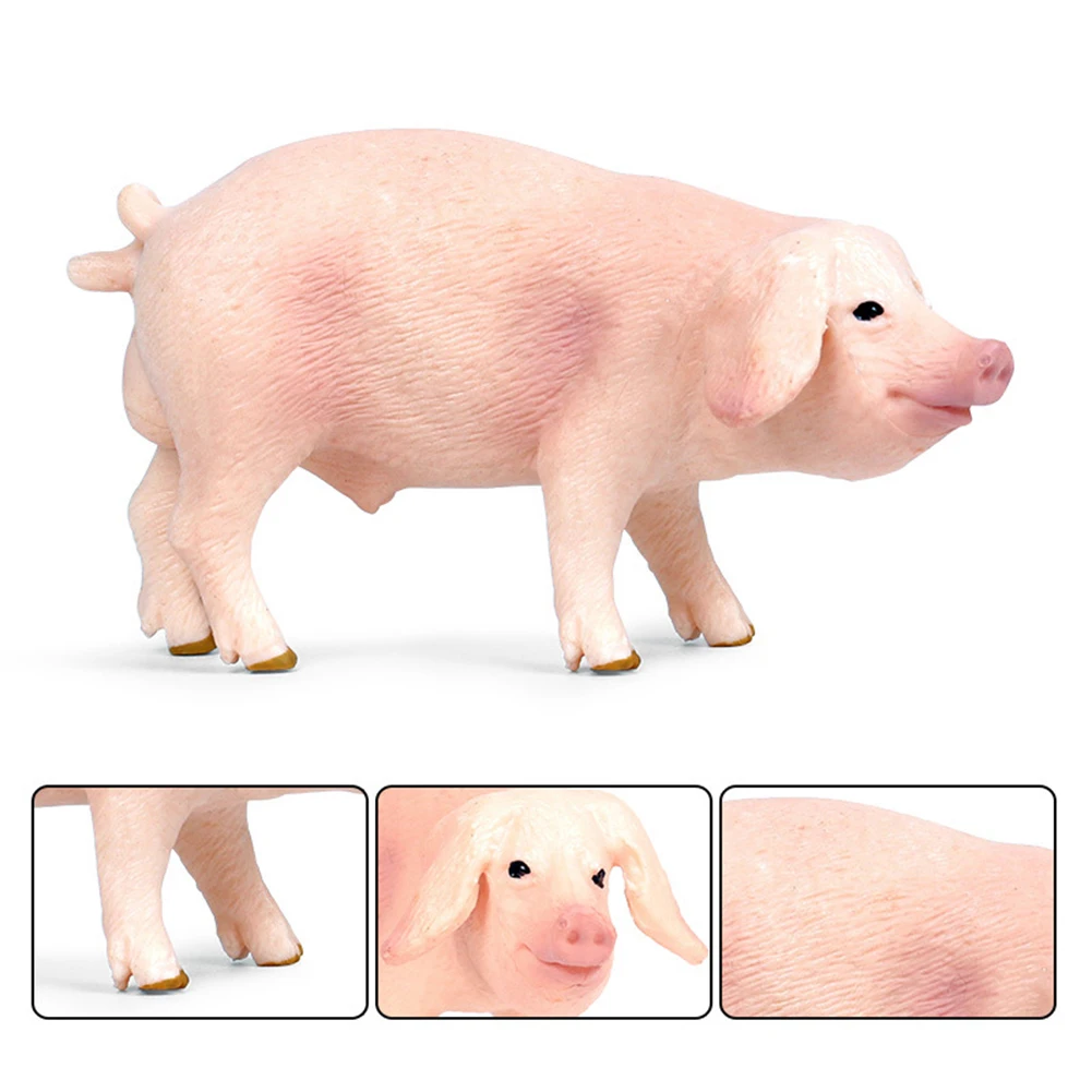 Моделирование Viet Pig Boar животная модель фугурин детская игрушка поделочный материал декоративные статуэтки набор игрушек маленькие пластиковые имитации подарки