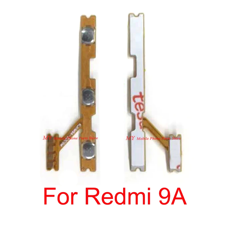 

10 PCS Power Volume Flex For Xiami Mi Redmi 9A Power ON OFF Switch Volume Side Key Buttons Plug Flex Cable Ribbon Repair Part