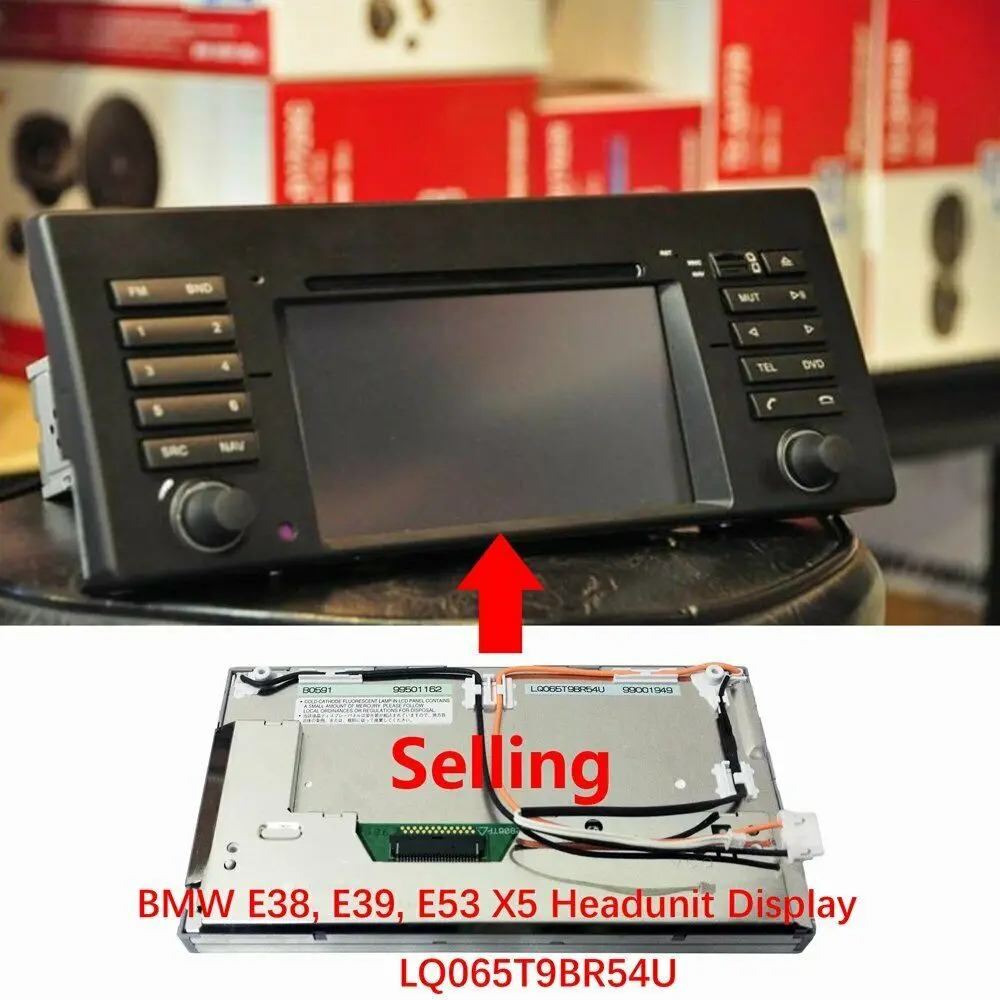 Навигационный TFT ЖК дисплей для BMW E38 E39 E46 LQ065T9BR5 1 2 LQ065T9BR|Комплекты датчиков и