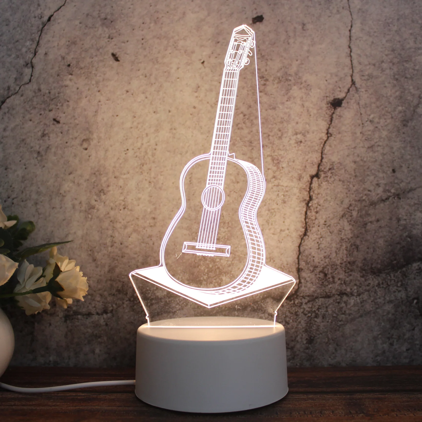 Новые творческие подарки 3D ночник светодиодный настольная лампа Продвижение на заказ подарок на день рождения ночник - Цвет: 25