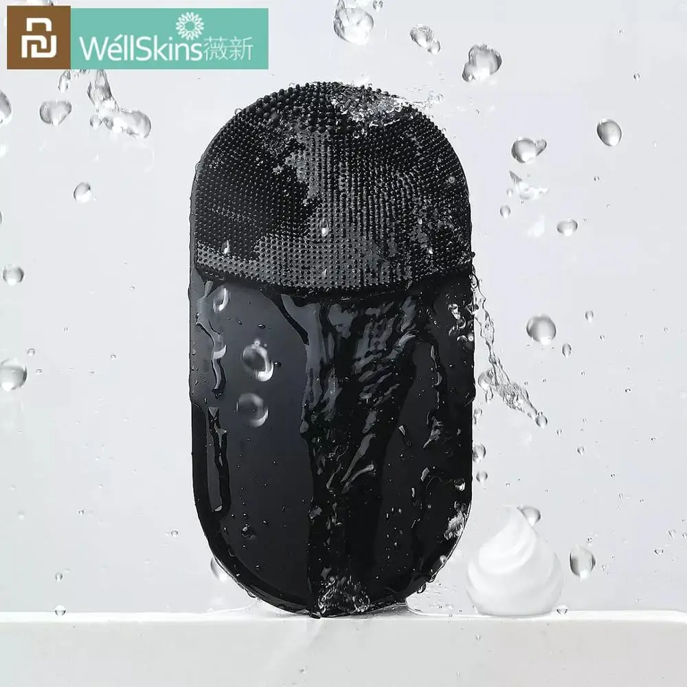 Youpin Wellskins электрическое устройство для глубокого мытья лица 10 уровней звуковое