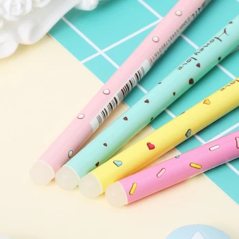 

Kawaii Donuts Erasable Gel Pen 0.5mm Blue Ink Pens Students Office School Gift