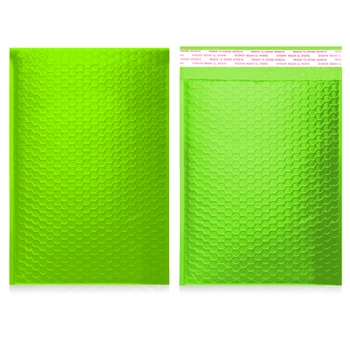 

TONESPAC 200*260mm 50pcs Bubble Mailer Shipping Envelope Self Seal Wrap Waterproof Mailing Packaging Bags Avocado Green
