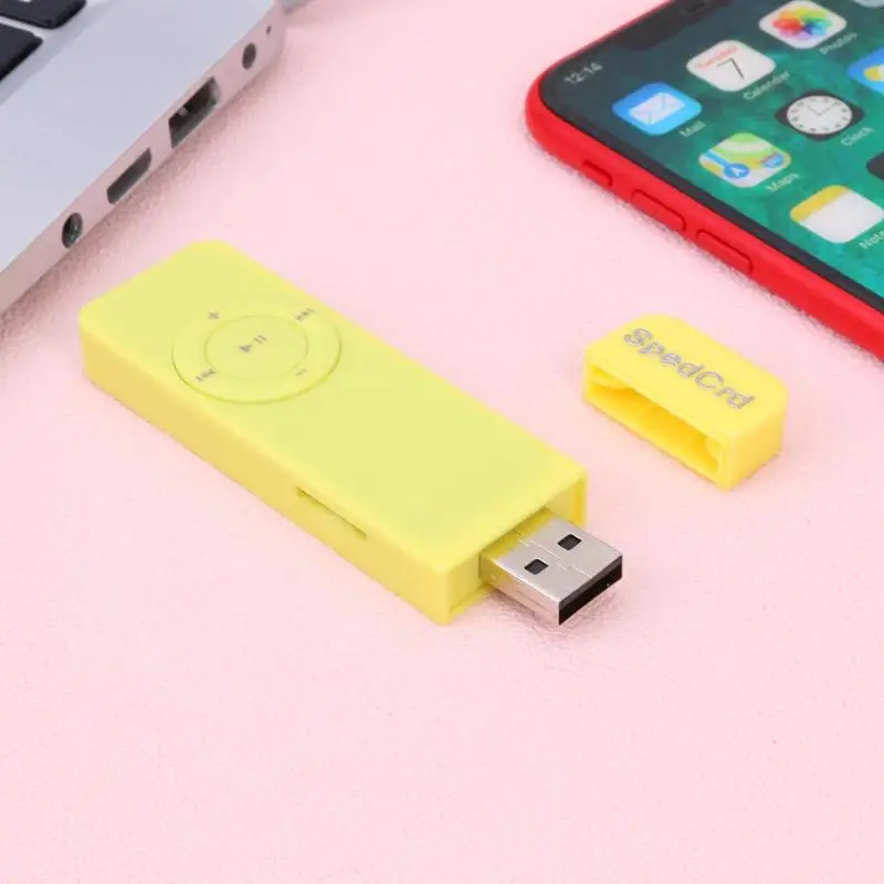 USB флеш накопитель 3 5 мм с поддержкой TF карты на 64 ГБ 160x0 9 см|MP3-плееры| |