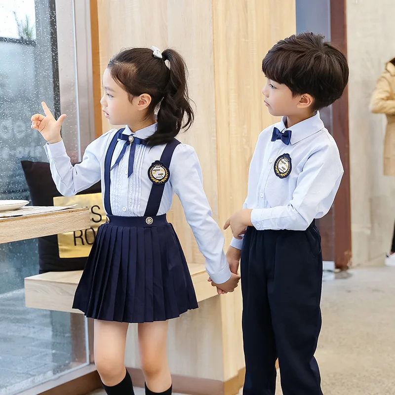 

2019 Chorus Children Poetry Reading Primary Large New Year's Day Costume Game Unisex College Style Set