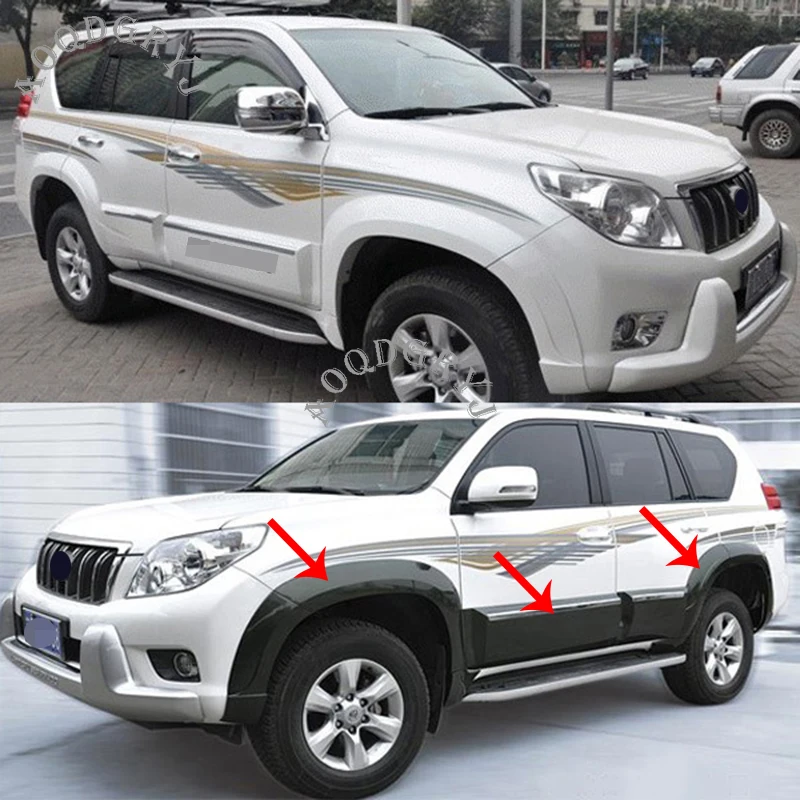 Unpinted автомобильные накладки на крылья арочные колеса обшивку кузова автомобиля