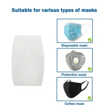 

Disposable Non-Woven Mask Pad Breathable Respirator Filter Protective Pads