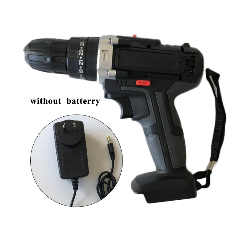 

36V 28Nm 25 + 3 3/8 Inch Electric Wrench Cordless Impact Wrench Electric Drill with Charger high quailty
