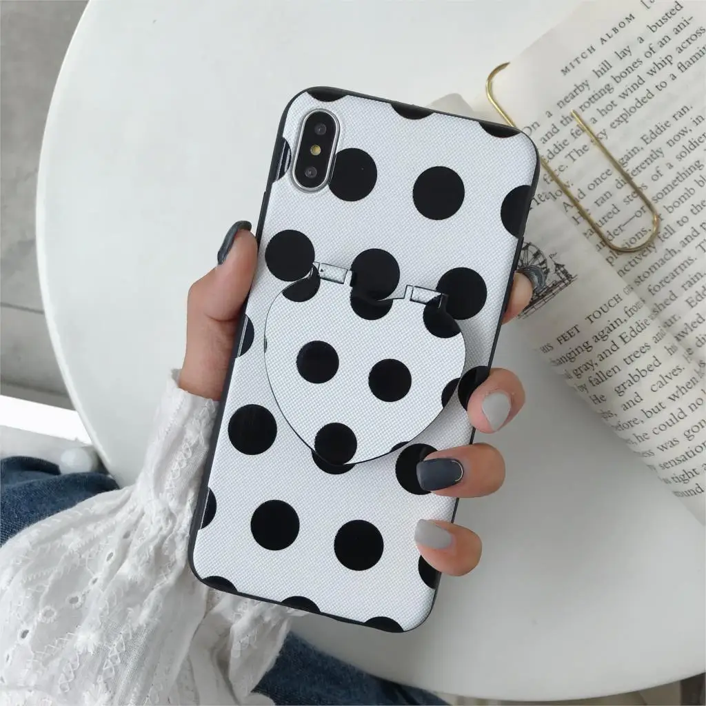 Для Apple iphone7 11 зеркало для макияжа белый черный модное 6 6s 8 Plus X XR XS Max Pro 5 5S SE |