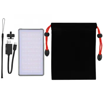 

ring light led Ra96+ RGB 2500-8500K Stepless Dimming LED Light Video Lamp Camera Fill Lights Type-C Port phone light NEW