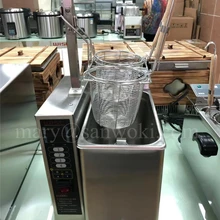 6л профессиональная макароноварка столешница электрическая лапшеварка с автоматической корзиной осветительной системой