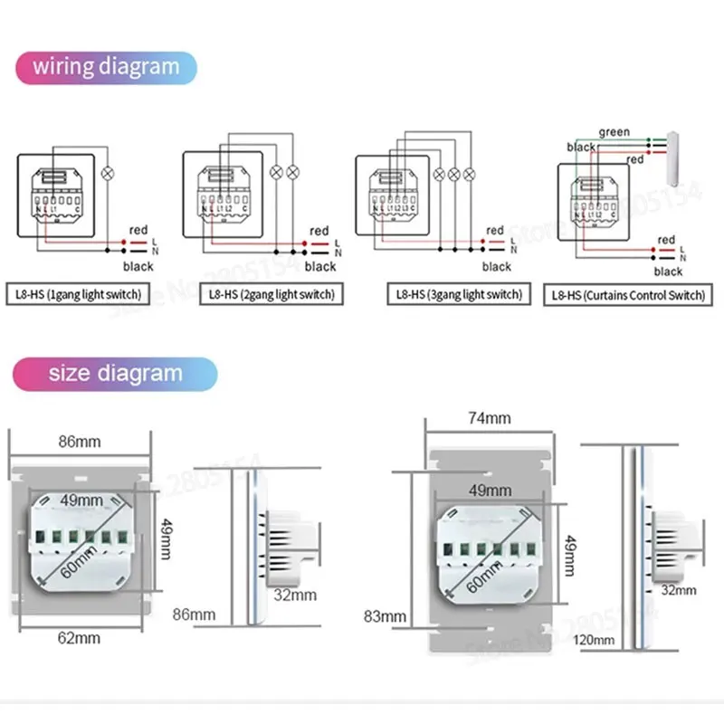2019 NEW model 2 road switch 3000W 15A AC power
