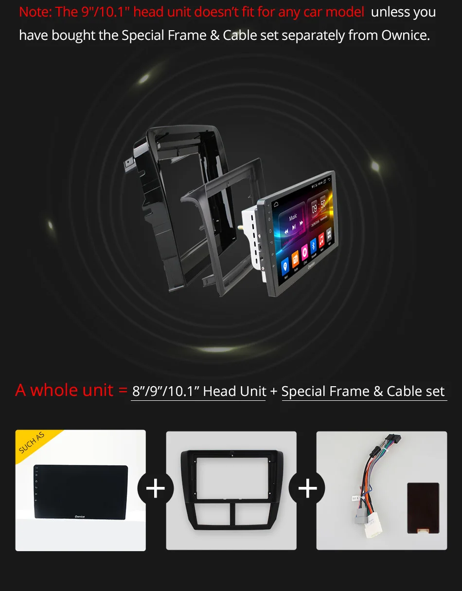 Cheap Ownice K3 Android 9.0 Car Radio 2din Universal for VW Toyota Hyundai Nissan Auto GPS Navi Support DSP 4G LTE Front Rear Camera 2