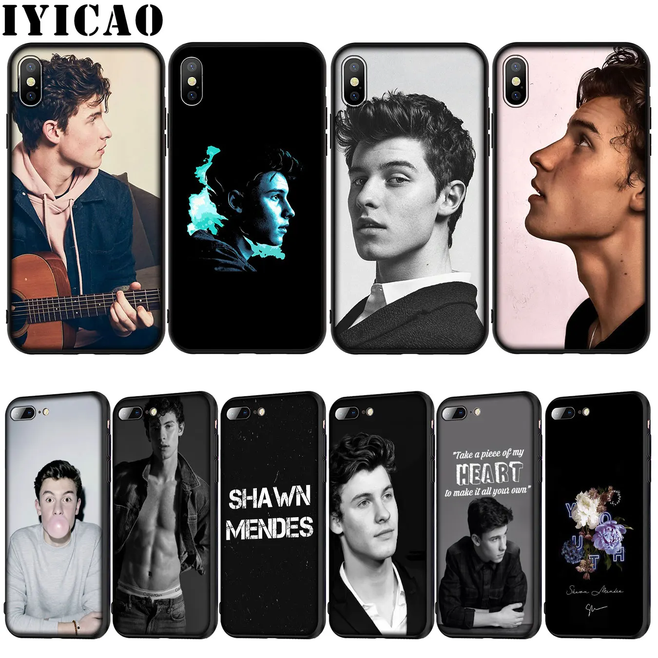 

IYICAO 1998 Shawn Mendes Soft Silicone Cover Case for iPhone XR X XS 11 Pro Max 10 6 6S 7 8 Plus 5 5S SE Phone Case