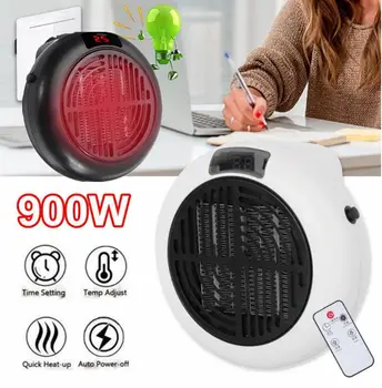 

900w Mini Portable Electric Heater Electric Fan Heater For Home Desktop Heating Electric Warm Air Fan Heater Warmer Fan Dropship
