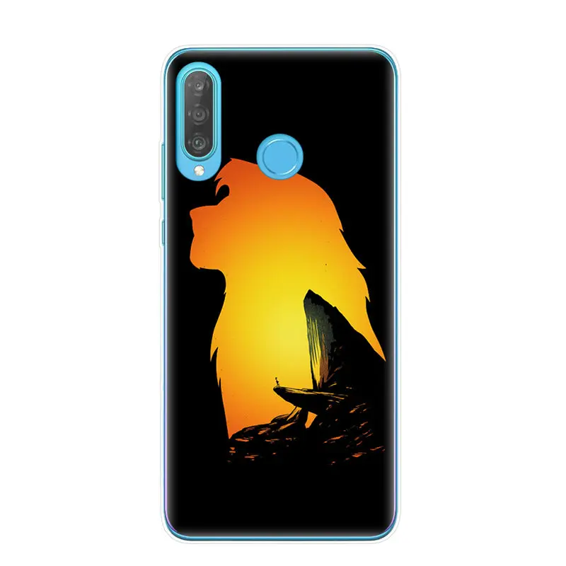 Cartoon Lion King nala simba timon Phone Cases for Huawei P30 P20 Mate 20 Lite Pro P8 P9 P10 Lite Cover Coque Etui fundas - Цвет: T3578