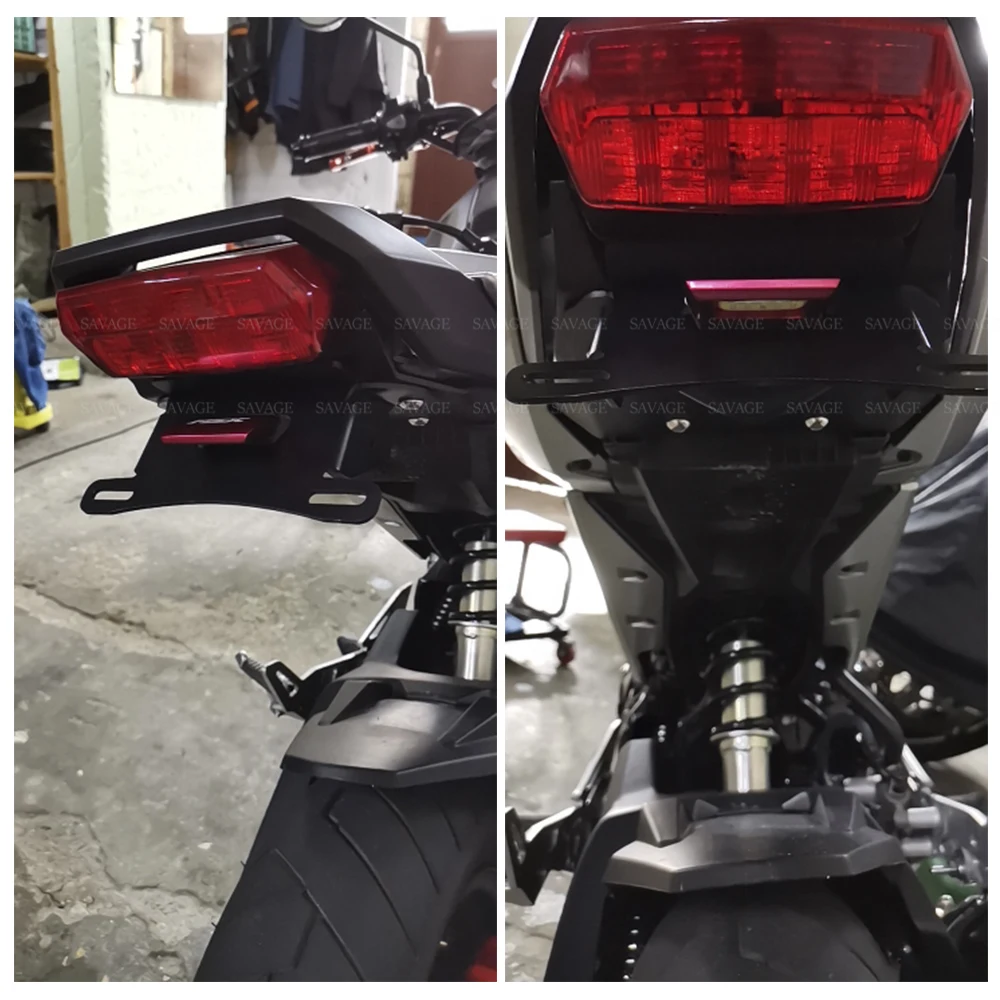 Держатель номерного знака Кронштейн для HONDA MSX 125 SF Grom- аксессуары для мотоциклов задний аккуратный светодиодный светильник