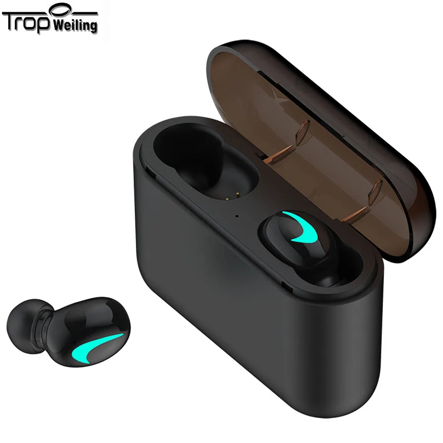 Троп Weiling TWS 5 0 Bluetooth наушники 3D стерео беспроводные с двойным микрофоном для xiaomi |