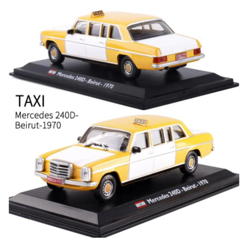12 6 см масштаб 1:43 металлический сплав желтого цвета Классический Ливан 240D Бейрут