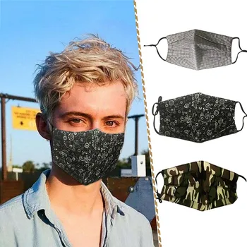 

Adult Cloth Face Mask Breathable Face Shield Reusable Windproof Face Shield Washable Mouth Mask mondmaskers mascarilla lavable